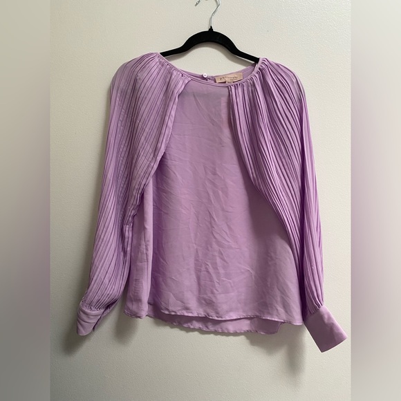 Philosophy Blouse with Pleated Sleeves XS - Picture 4 of 8